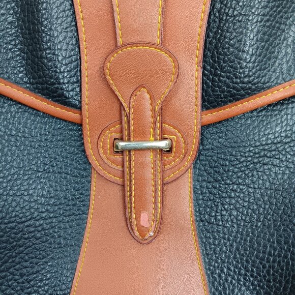 Dooney & Bourke All Weather Leather Pebbled Vintage Briefcase Messenger Bag - Picture 8 of 16